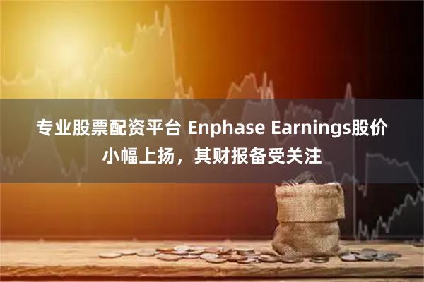 专业股票配资平台 Enphase Earnings股价小幅上扬，其财报备受关注