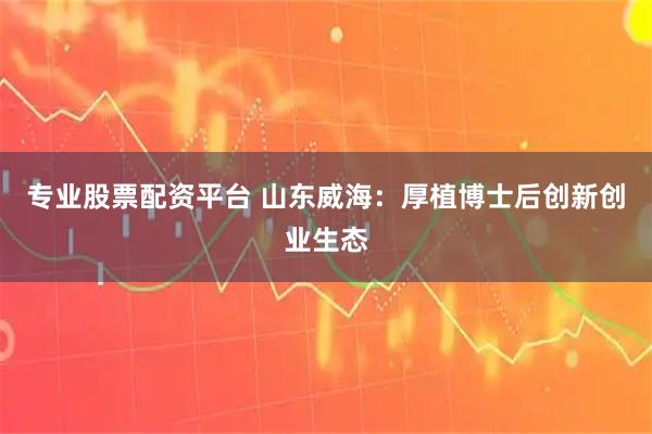 专业股票配资平台 山东威海：厚植博士后创新创业生态